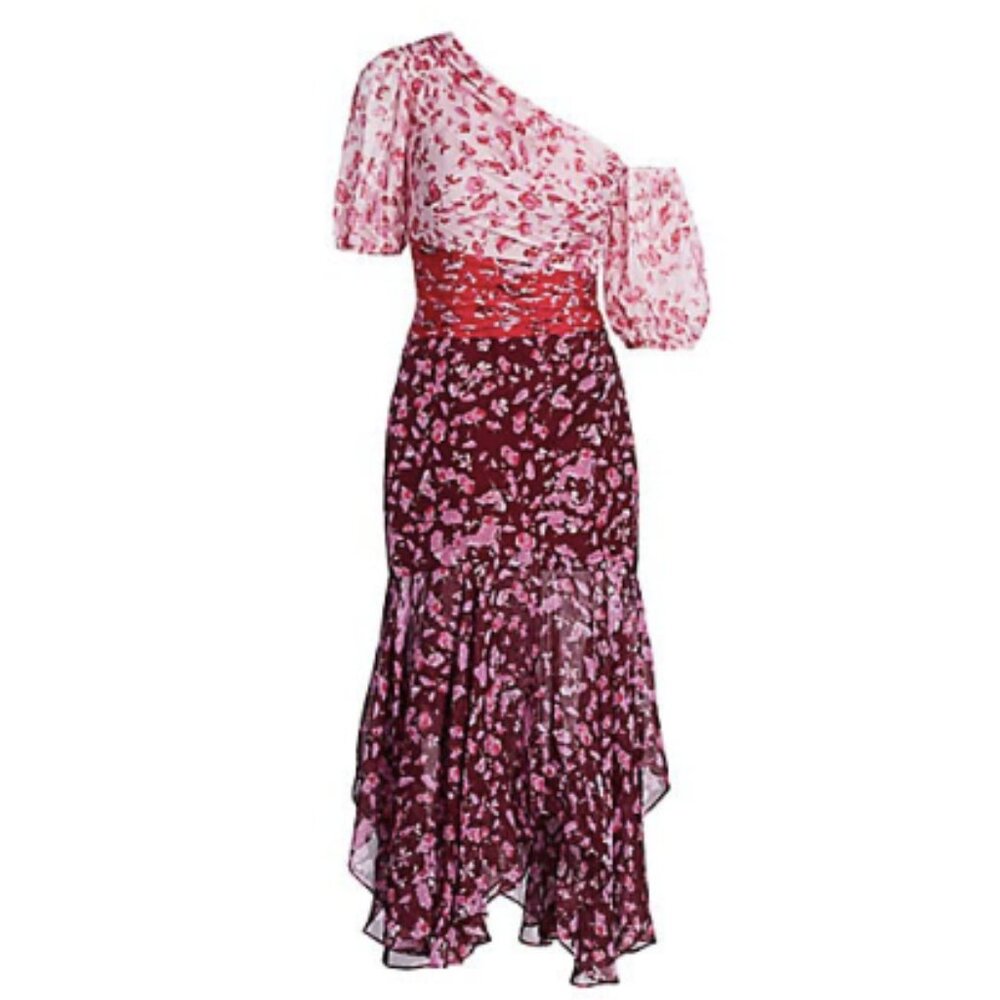 Amur Jaylah Dress in Rose multi